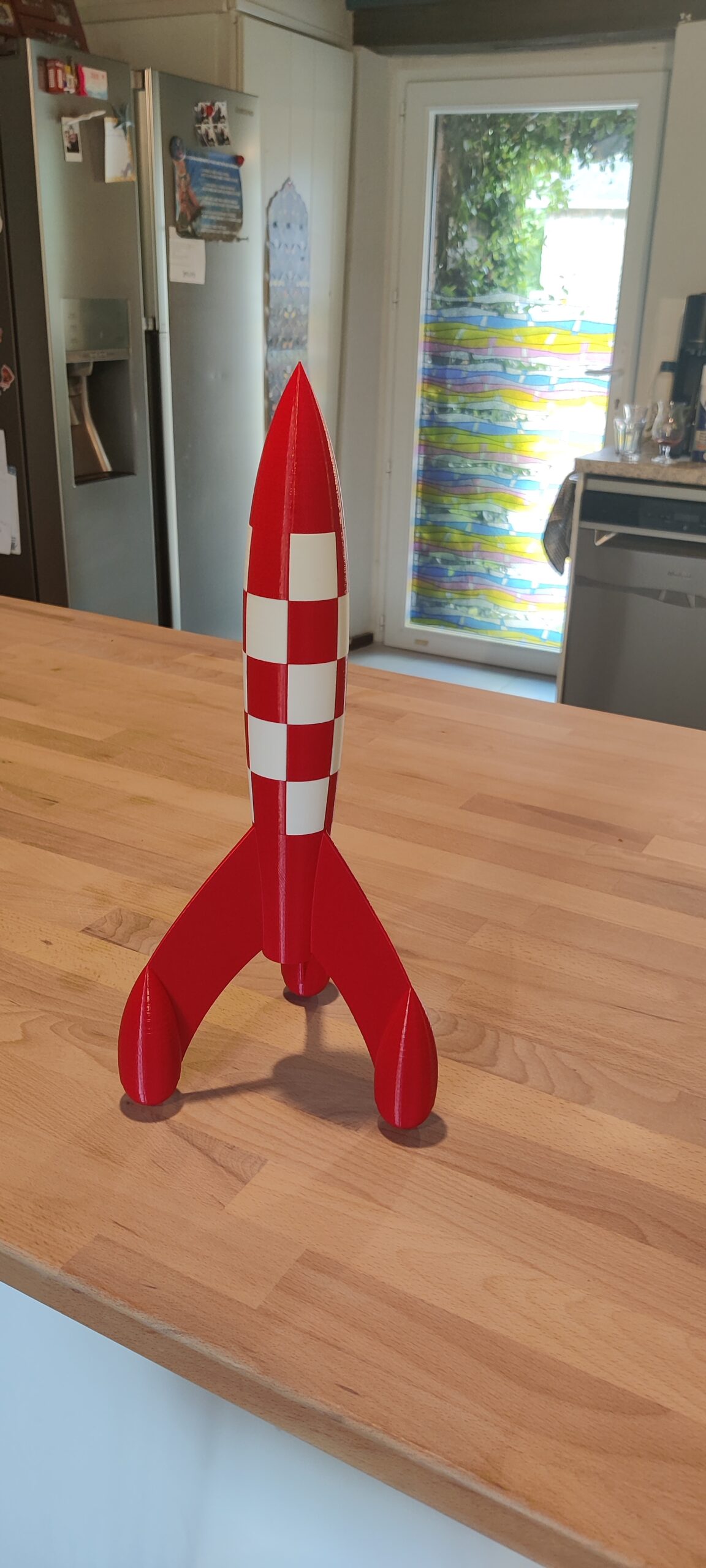 Fusée Tintin 37cm