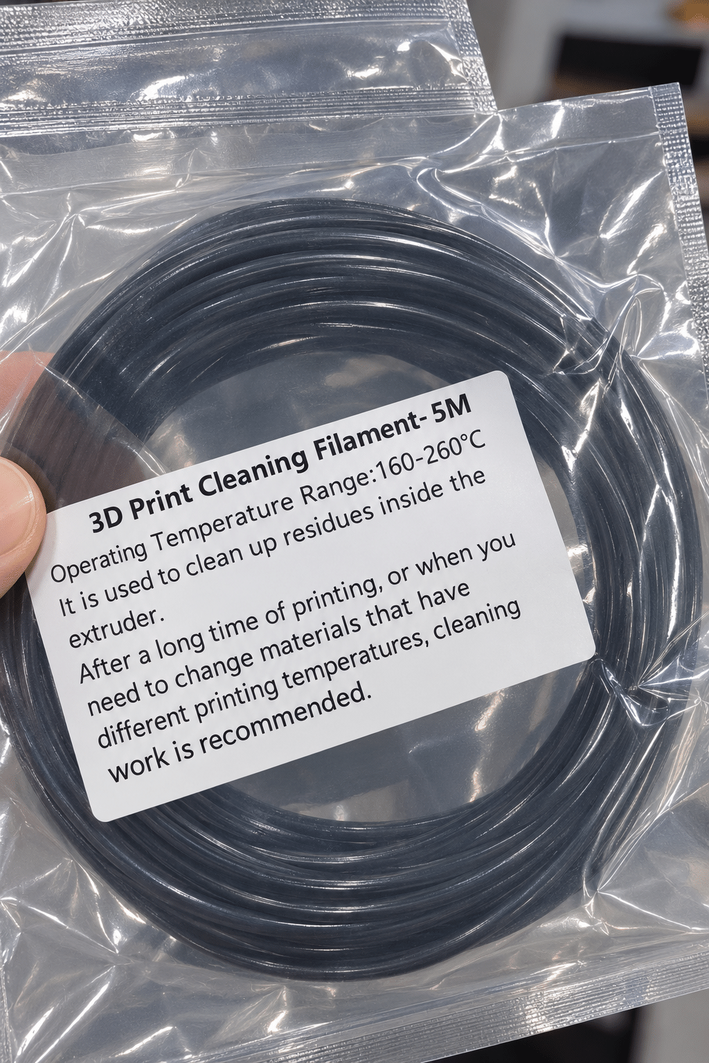Filament nylon de nettoyage pour hotend ‣ Atelier 34 Filament de nettoyage utilisé pour l’entretien du hotend de la Bambu Lab A1 Mini